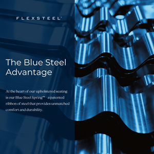 Flexsteel Henry Leather Power Reclining Sofa with Power Headrests & Lumbar in Cream