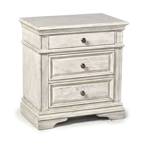 Steve Silver Hyland Park Complete King Bedroom Set In Cathedral White