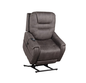 Steve Silver Brisbane Fabric Power Lift Chair With 3-Zone Heat In Neutral Stone
