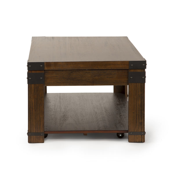 Steve Silver Arusha Lift-Top Cocktail Table In Medium Cherry