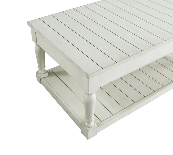Steve Silver Hemingway Lift-Top Cocktail Table In Alabaster