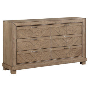 Steve Silver Montana Dresser & Mirror Set In Weathered Sand
