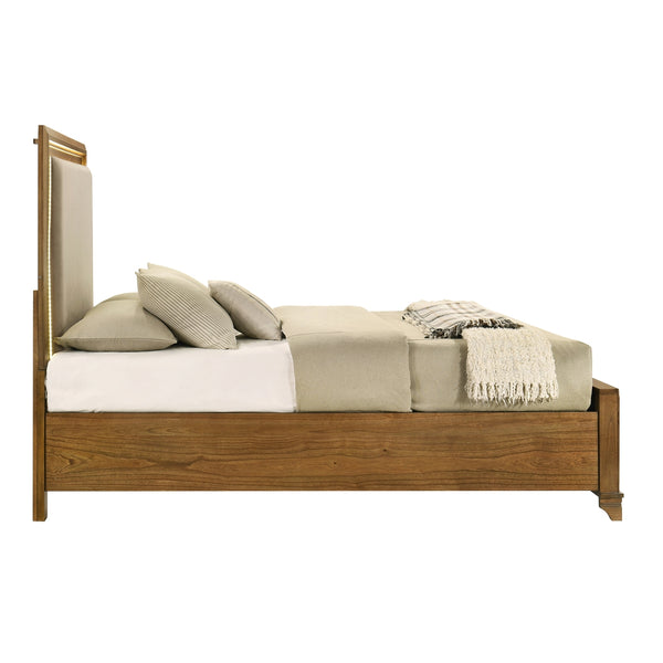 New Classic Talcott Queen Lighted Headboard in Honey