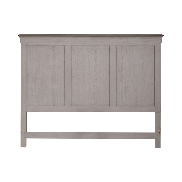 Liberty Furniture Ivy Hollow Weathered Linen With Dusty Taupe Tops California King Panel Bed