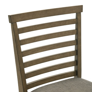 Liberty Furniture Brook Bay Sandstone Upholstered Ladderback Counter Chair