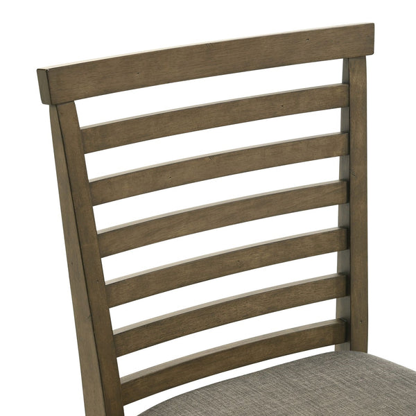Liberty Furniture Brook Bay Sandstone Upholstered Ladderback Counter Chair