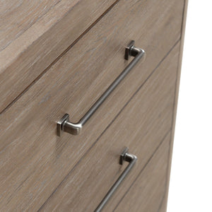 Liberty Furniture South Bend Burnished Clay 6-Drawer Dresser with Satin Pewter Bar Pull Hardware