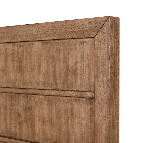 Liberty Furniture Shaker Lakes Harvest Brown King Panel Bed with Framed Center Panels