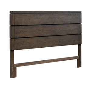 Liberty Furniture Cascade Falls Satin Espresso King Panel Headboard with LED Lighting