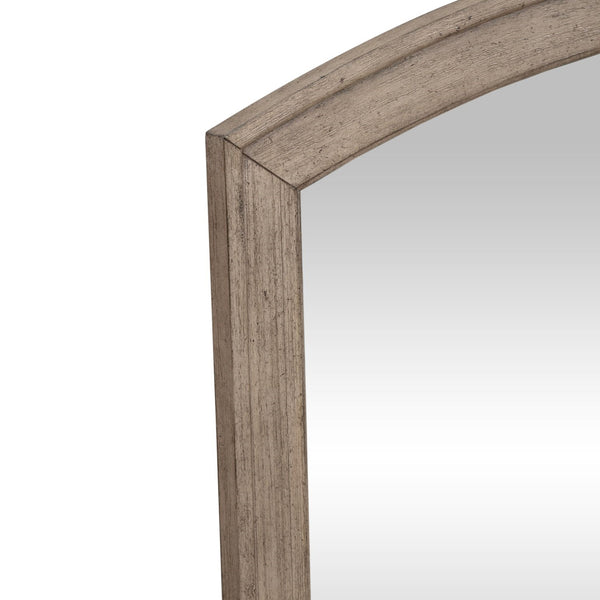 Liberty Furniture Avalon Burnished Beige Arched 1-Inch Beveled Edge Mirror