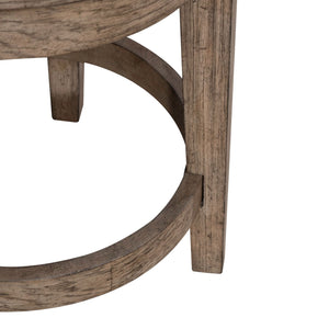 Liberty Furniture City Scape Burnished Beige Upholstered Swivel Console Stool