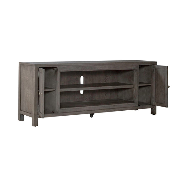 Liberty Furniture Fireplace TV 78-Inch Console with 2 Wood Framed Doors