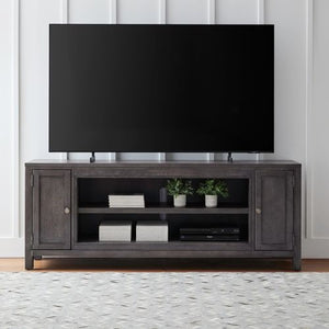 Liberty Furniture Fireplace TV 78-Inch Console & Trend Firebox Insert