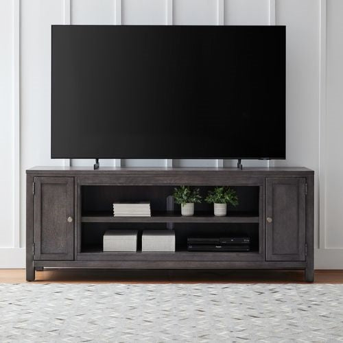 Liberty Furniture Fireplace TV 78-Inch Console & Trend Firebox Insert