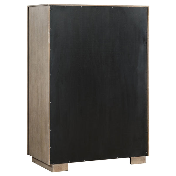 Coaster Durango 5-Drawer Bedroom Chest Taupe Oak