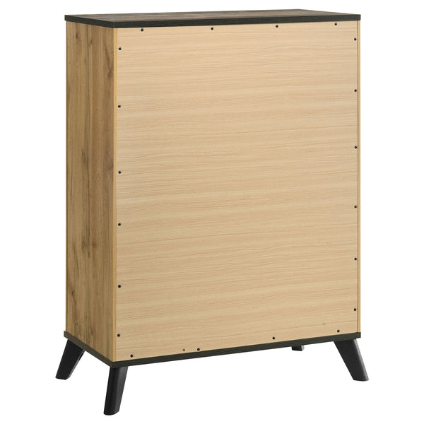 Coaster Kaywood 4-Drawer Bedroom Chest Of Drawers Natural Pine