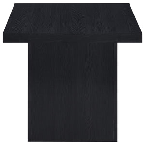 Coaster Devar 2-Piece Square Cocktail Coffee End Table Set Black
