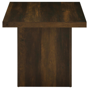 Coaster Devar 3-Piece Square Coffee & End Table Set Dark Pine