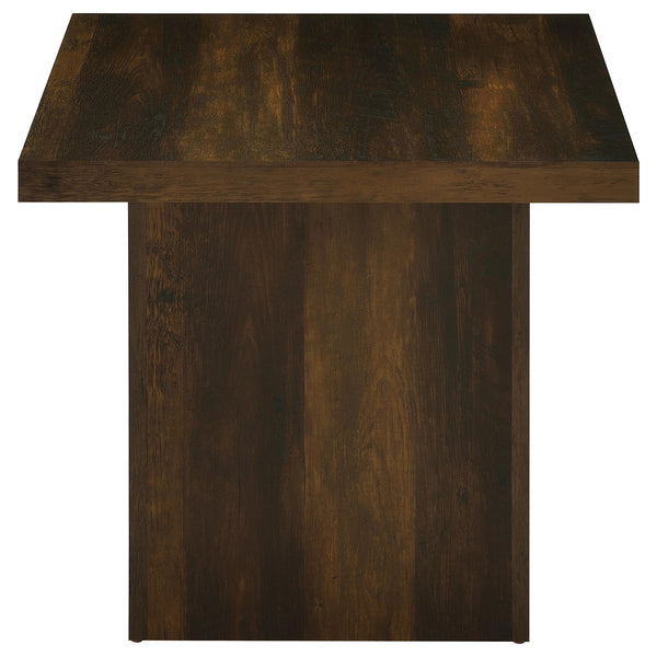 Coaster Devar 3-Piece Square Coffee & End Table Set Dark Pine