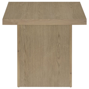 Coaster Devar 2-Piece Square Cocktail Coffee End Table Set Latte