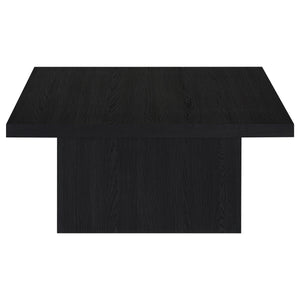 Coaster Devar Square Engineered Wood Cocktail Coffee Table Black