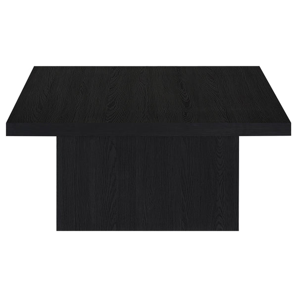 Coaster Devar Square Engineered Wood Cocktail Coffee Table Black