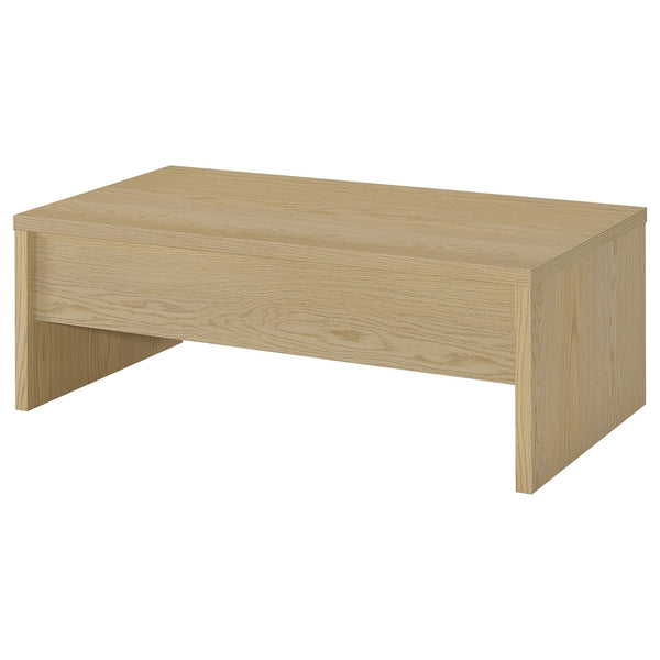 Coaster Canoga Engineered Wood Lift Top Coffee Table Light Oak