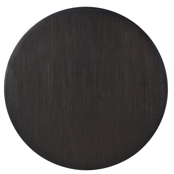 Coaster Leandro 7-Piece Round Dining Table Set Burnished Black