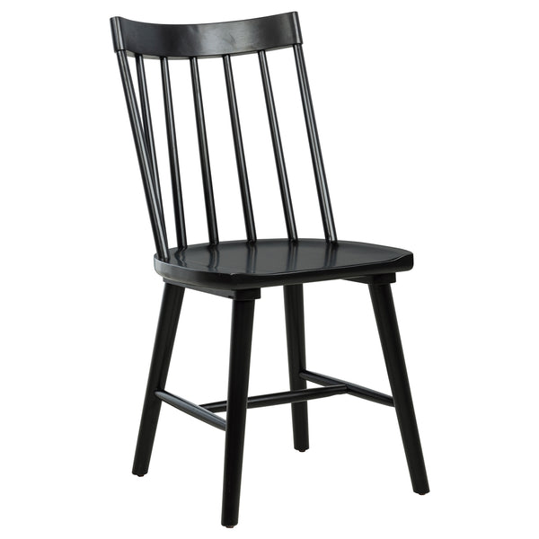Coaster Middleton 6-Piece Extension Leaf Dining Set Brown & Black