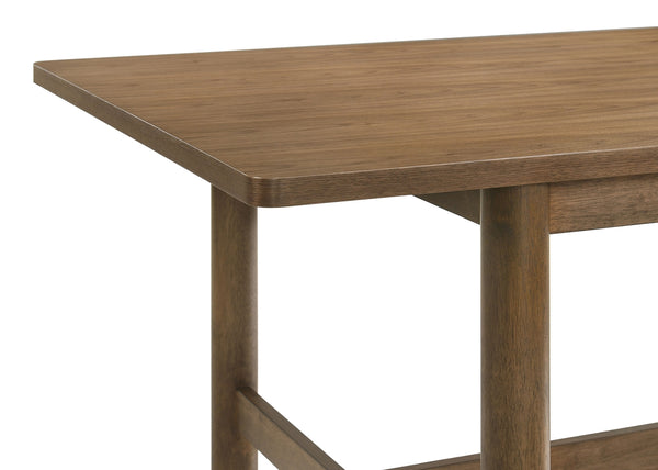 Coaster Crestmore 71-Inch Rectangular Wood Dining Table Walnut
