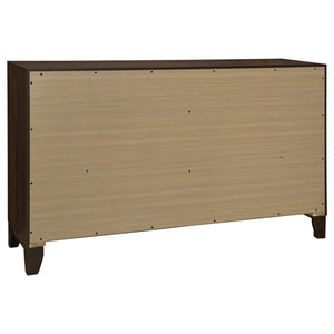Coaster Welsley 6-Drawer Dresser Cabinet Walnut