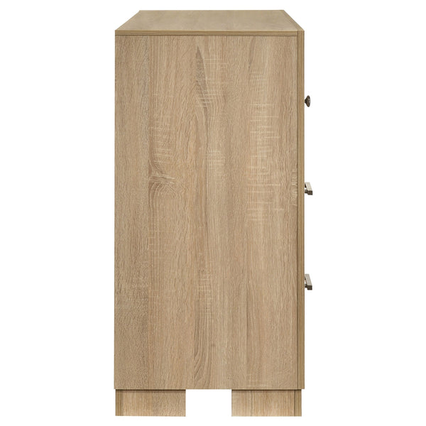 Coaster Arielle 6-Drawer Bedroom Dresser Cabinet Light Oak
