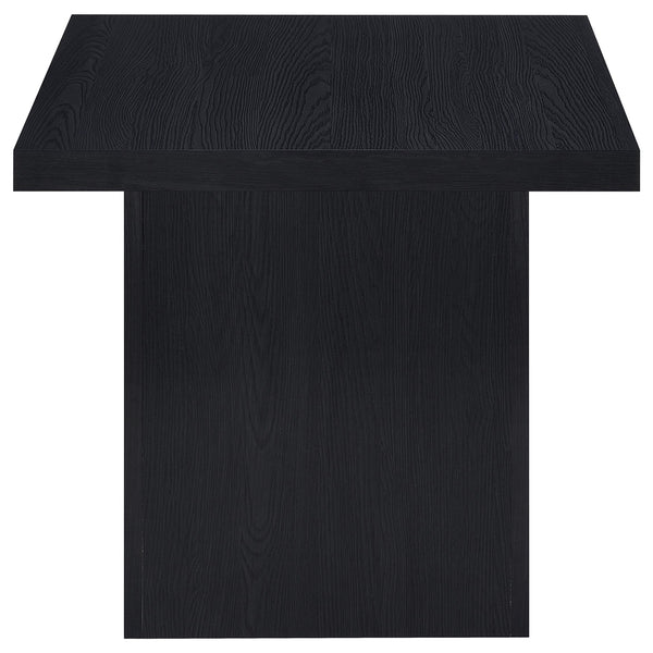 Coaster Devar Square Engineered Laminate End Side Table Black