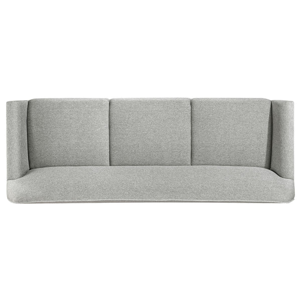 Coaster Vaughn 3-Piece Fabric Upholstered Flared Arm Sofa Set Grey