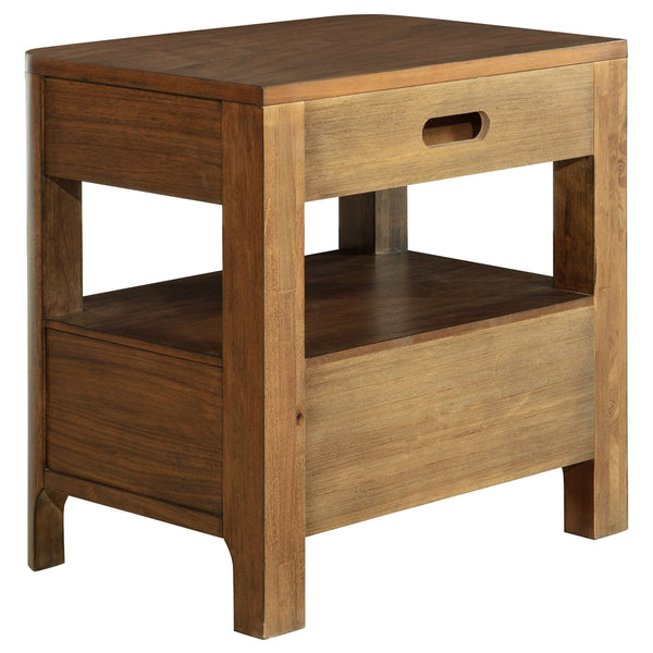 Coaster Maderia 2-Drawer Nightstand Bedside Table Walnut