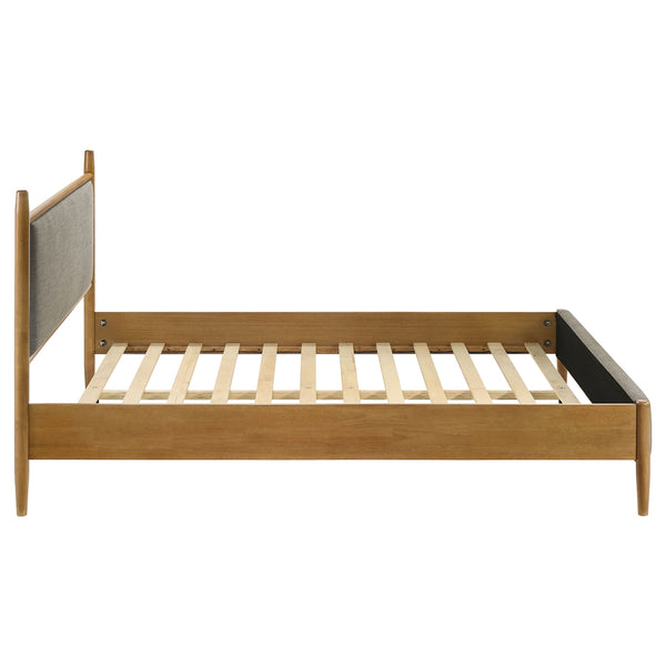 Coaster Mason 46-Inch Queen Panel Platform Bed Grey & Light Brown