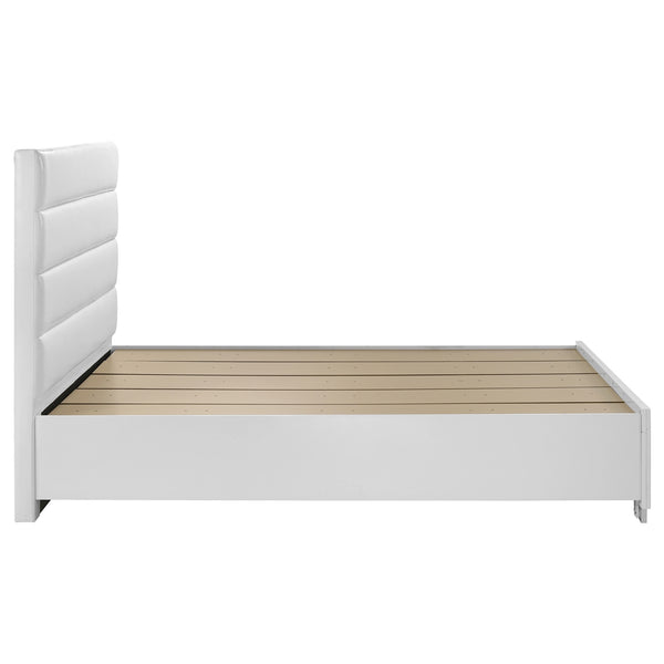 Coaster Felicity Queen Storage Bed White High Gloss