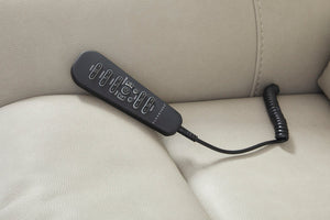 Flexsteel Zero Gravity Artemis Fabric Power Rocking Recliner with Power Headrest, Lumbar, Heat & Massage in Dove