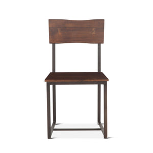 Home Trends Design Loft 18 Inch Dining Chair Walnut