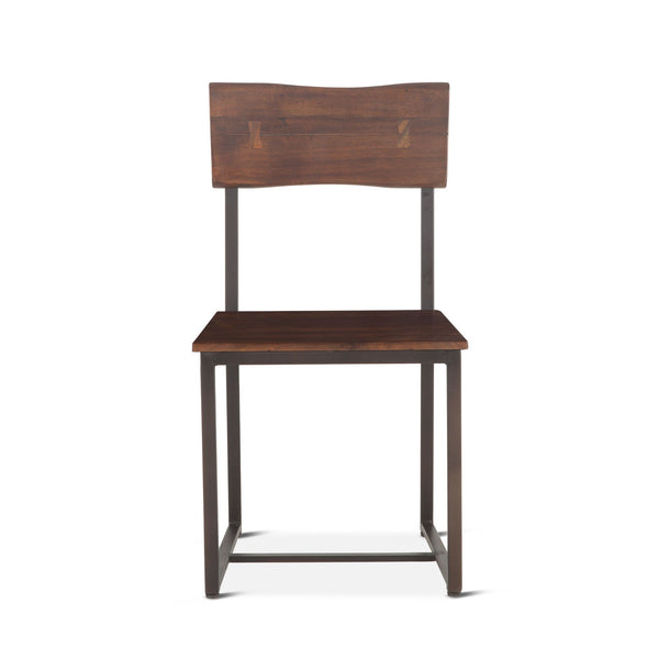 Home Trends Design Loft 18 Inch Dining Chair Walnut