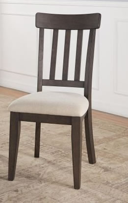 Steve Silver Napa Beige Upholstered Side Chair In Dusky Cedar