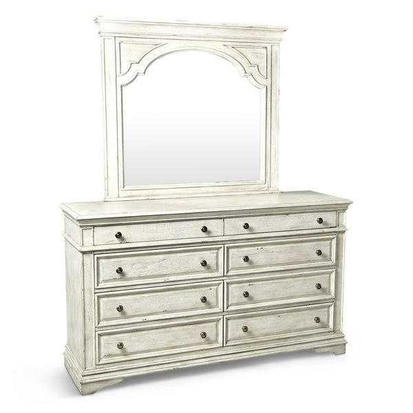 Steve Silver Hyland Park Complete King Bedroom Set In Cathedral White