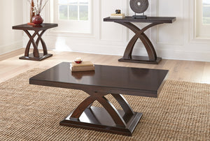 Steve Silver Jocelyn Sofa Table In Espresso Cherry