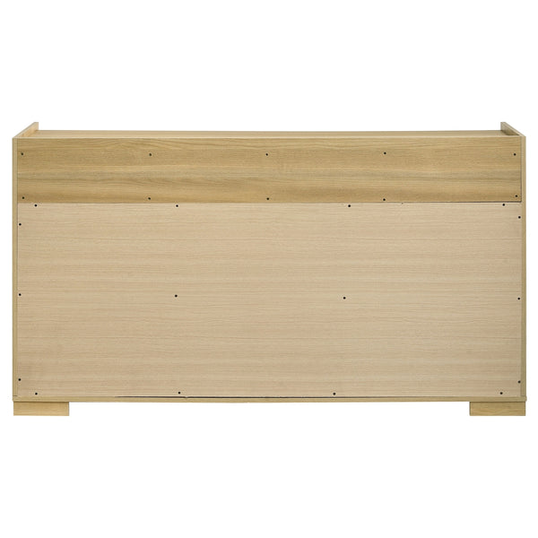 Coaster Hyland 6-Drawer Dresser Natural