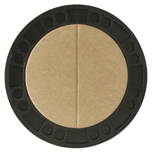 Steve Silver Rylie Counter-Height Table With Game Top In Black Finish With Sand Faux-Leather