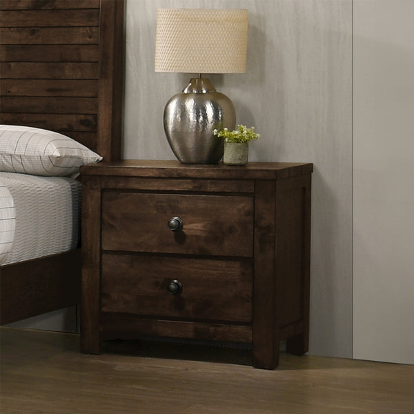 New Classic Blue Ridge Nightstand in Rustic Gray