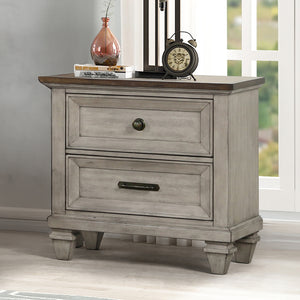 New Classic Mariana Nightstand with USB in Vintage Creme