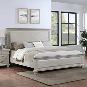 New Classic Silver Sands King/California King Panel Headboard in Gray