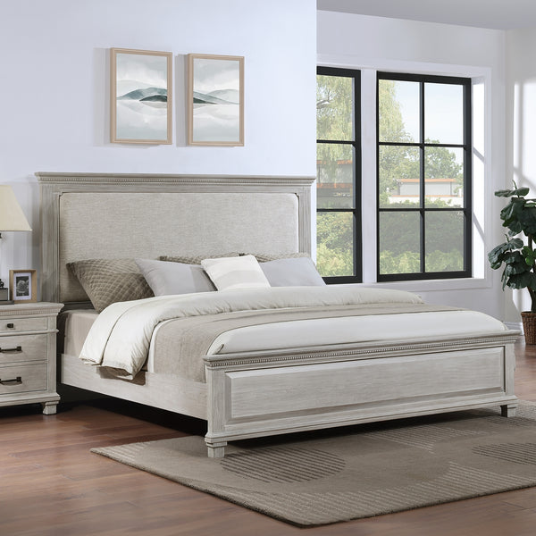 New Classic Silver Sands King/California King Panel Headboard in Gray
