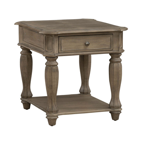 Liberty Furniture Magnolia Manor Weathered Bisque 3-Piece Cocktail Table with Casters Set
